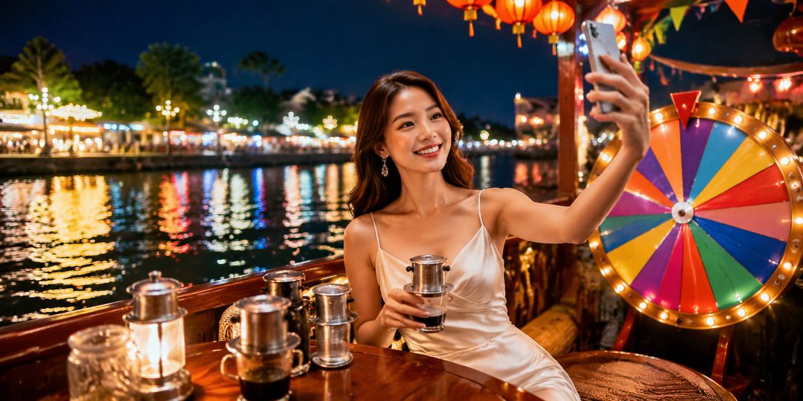 Bàn roulette tại Hà Nội với không gian cà phê hiện đại